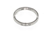 Anello Damiani D.Side in Oro bianco Diamante 0.07 Ct 20053426 - 20053426
